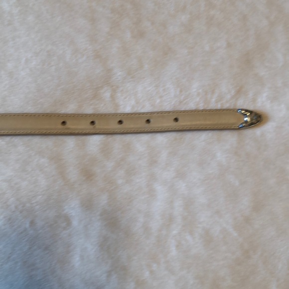 Brighton Flower Nude color Leather Belt - Picture 6 of 10